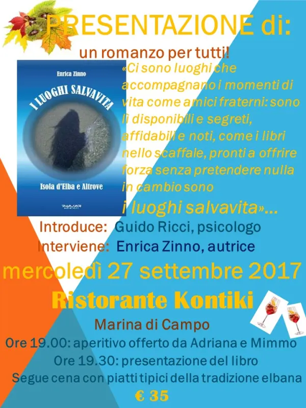PRESENTAZIONE ULTIMO ROMANZO DI ENRICA ZINNO