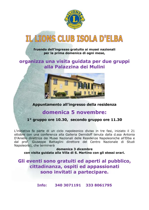 VISITE GUIDATE GRATUITE AI SITI NAPOLEONICI