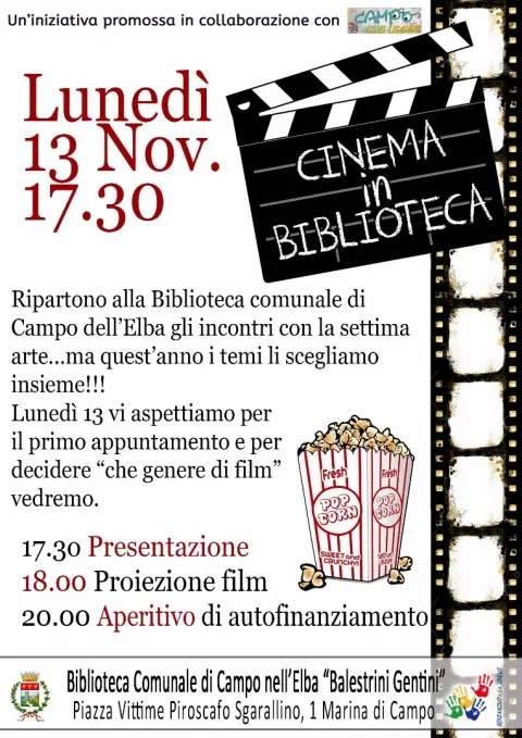 Cinema in biblioteca