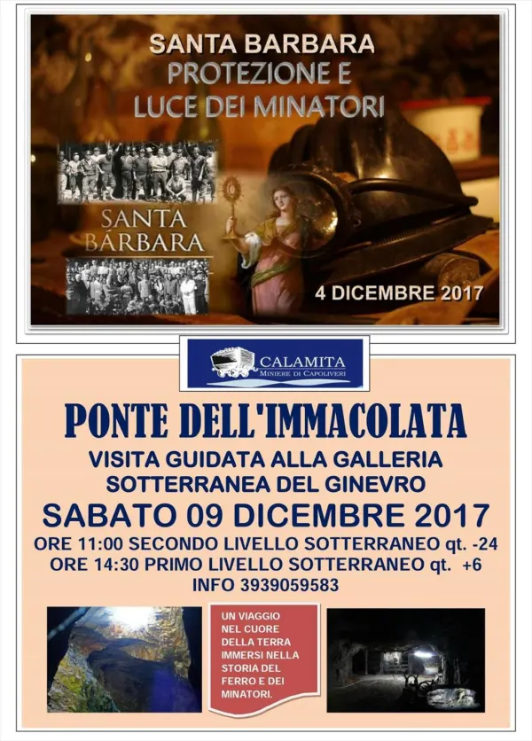 Visita guidata alla galleria sotterranea del Ginevro