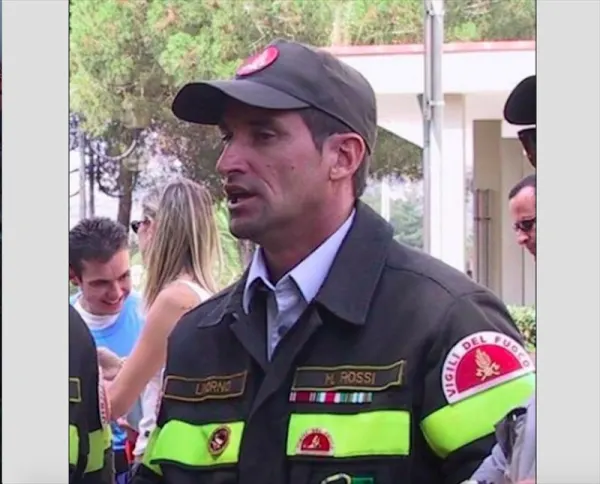 Cerimonia di intitolazione del Distaccamento dei Vigili del Fuoco di Portoferraio al Capo Squadra Esperto Marcello Rossi.