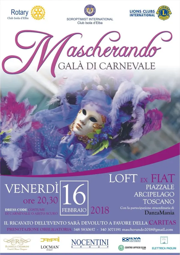 Mascherando Galà di carnevale