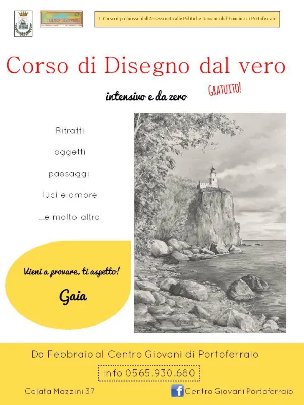 Corso di disegno dal vero - intensivo e da zero - gratuito