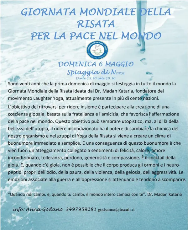 Giornata mondiale della risata per la pace nel mondo