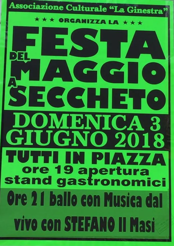Festa del Maggio a Seccheto