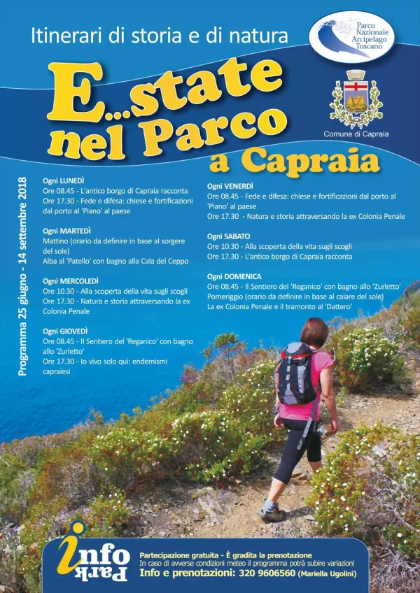 E..state nelle isole del Parco Nazionale Arcipelago Toscano