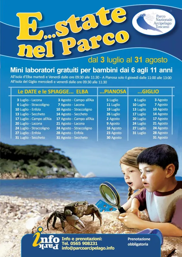 E..state nelle isole del Parco Nazionale Arcipelago Toscano