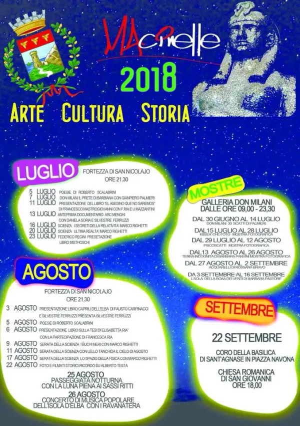 Macinelle 2018 Arte Cultura Storia