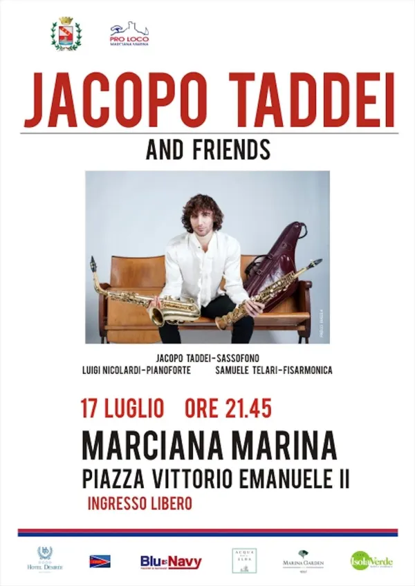 Sax, Piano e Fisarmonica – Jacopo Taddei & Friends