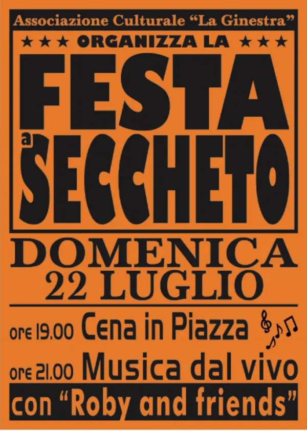 Festa a Seccheto