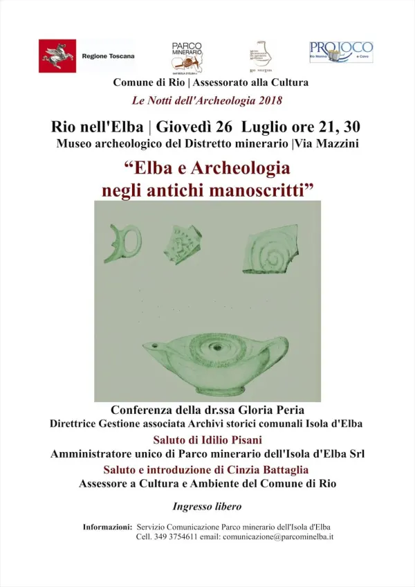 Elba e archeologia negli antichi manoscritti