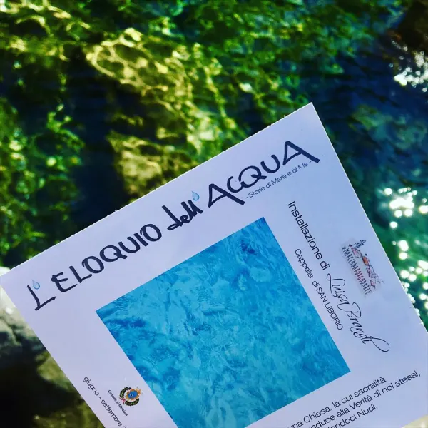 “L’Eloquio dell’Acqua”- Installazione di Luisa Brandi