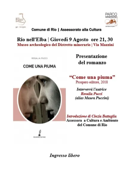 "Come una piuma"- Presentazione del romanzo di Maura Puccini