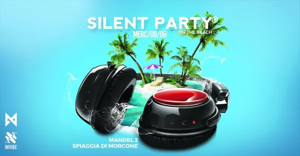 Silent Party on the beach