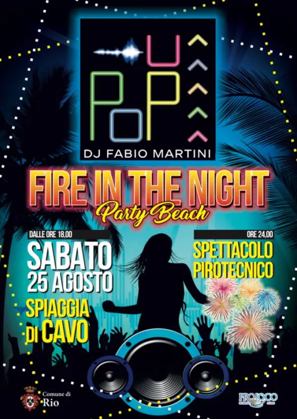 Fire in the night