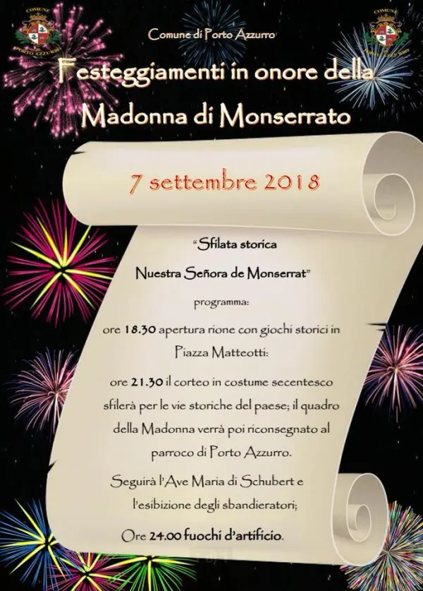 Sfilata storica Nuestra Señora de Monserrato