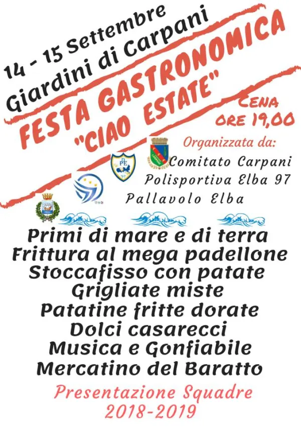 FESTA GASTRONOMICA "CIAO ESTATE"