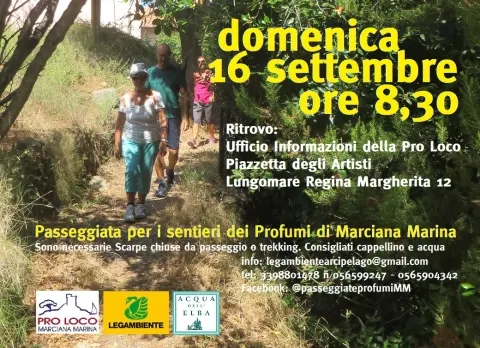 Passeggiata sentiero dei profumi