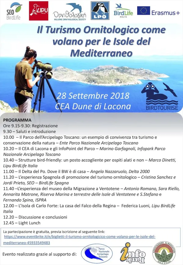 Convegno - Il Turismo Ornitologico come volano per le Isola del Mediterraneo