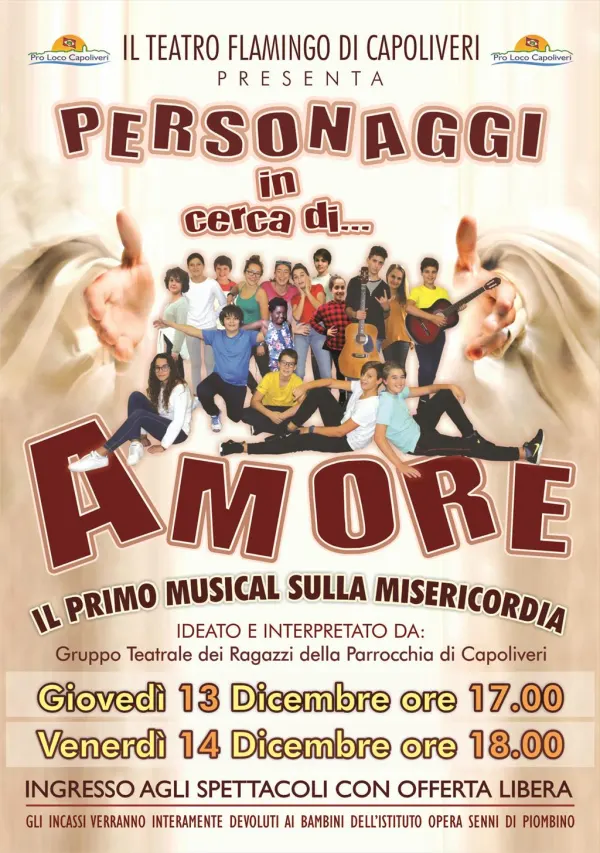 PERSONAGGI IN CERCA DI… AMORE, Il primo musical sulla Misericordia
