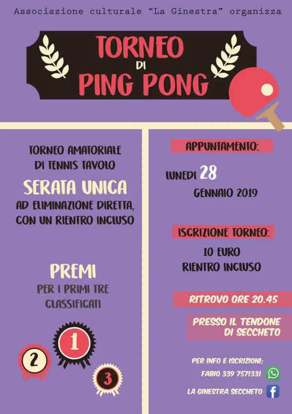 Torneo di Ping Pong