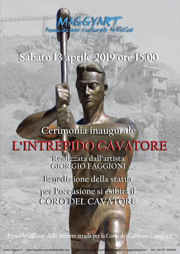 Cerimonia Inaugurale "L'intrepido Cavatore" di Giorgio Faggioni