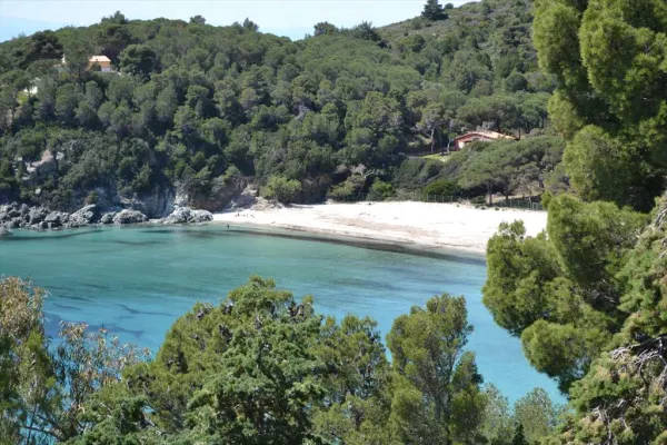 Isola d’Elba. Passeggiata a Fetovaia con mamma e papà