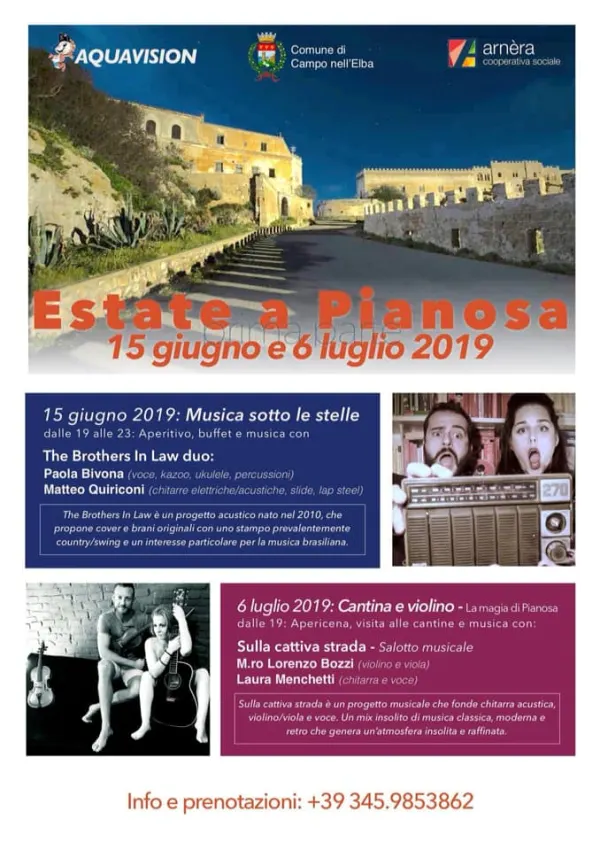Gli eventi dell'estate a Pianosa