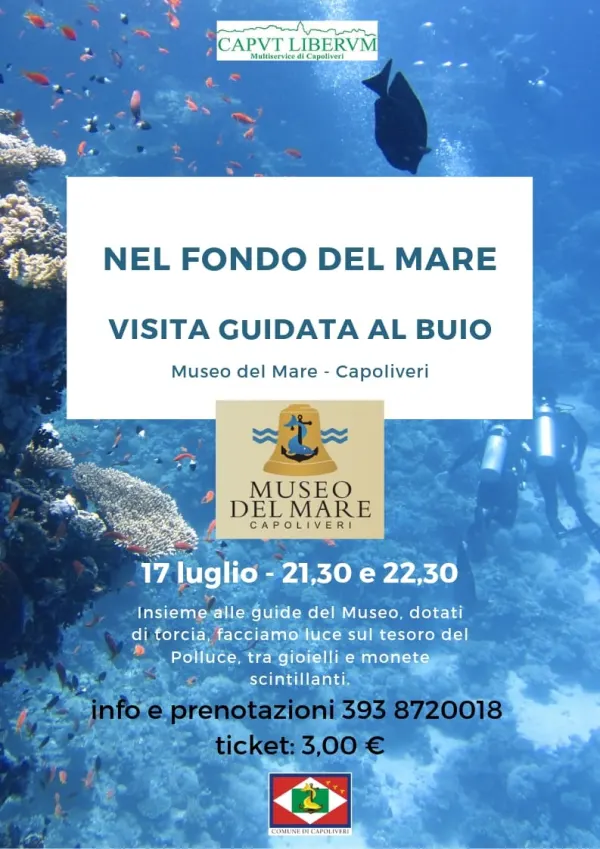 Nel fondo del Mare - Visita guidata al buio 