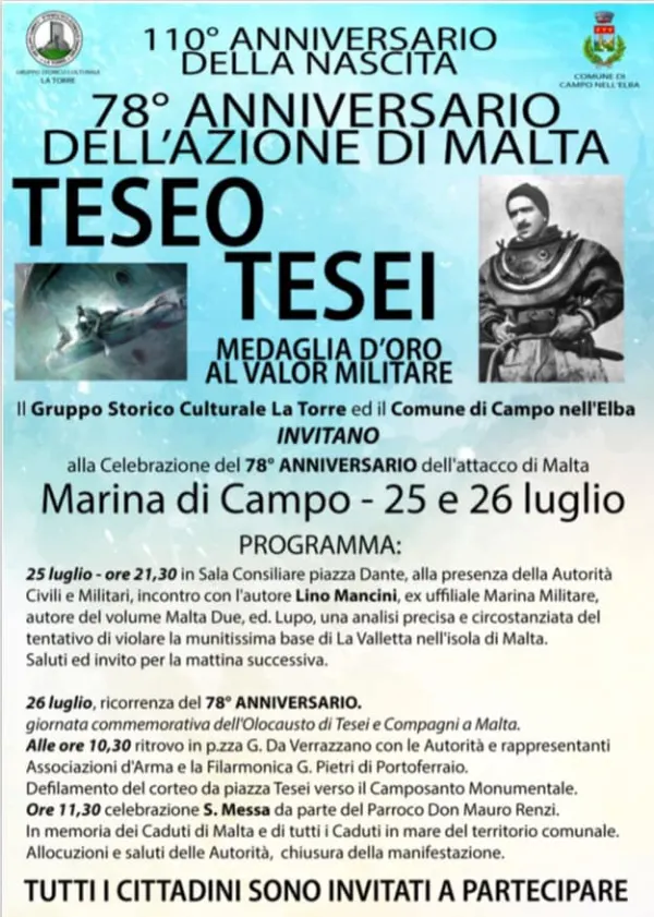 78° Anniversario dell'azione di Malta