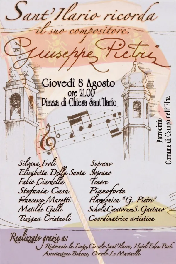 Sant'Ilario ricorda il suo compositore Giuseppe Pietri