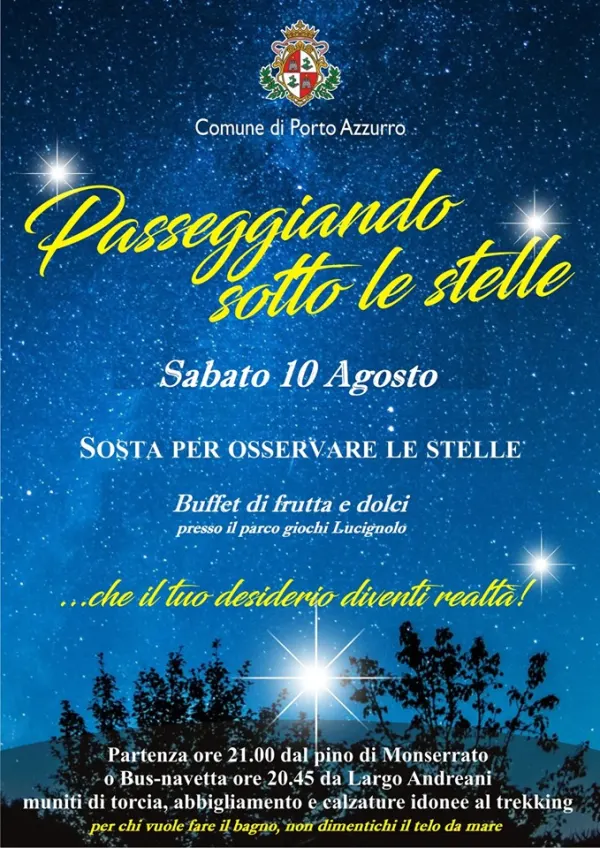 Passeggiando sotto le stelle