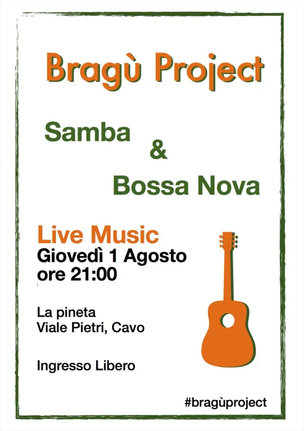 BRAGÙ PROJECT || Bossa Nova | Samba | MPB || LIVE MUSIC alla Pineta di Cavo