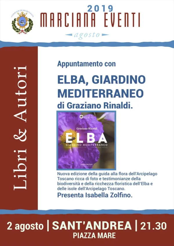 Libri&Autori: Elba, giardino mediterraneo, presentazione e incontro con l'autore