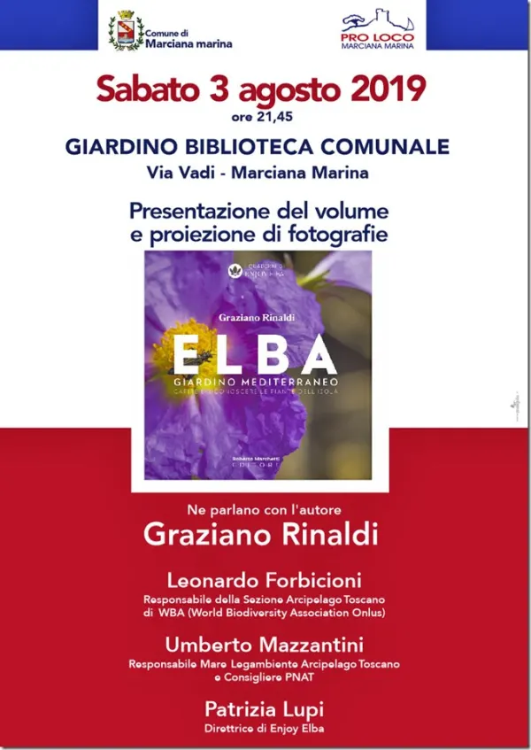 Presentazione libro "Elba, giardino mediterraneo"