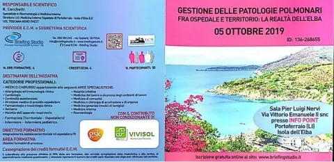 Gestione delle patologie polmonari fra ospedale e territorio, la realtà dell’Elba