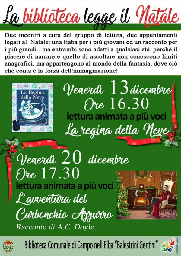 La biblioteca legge il Natale...a grandi e piccini!