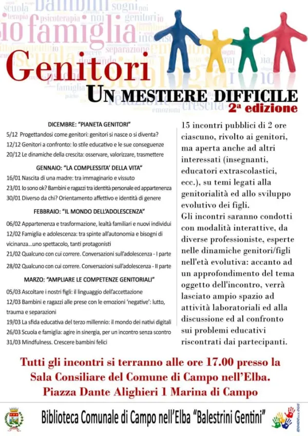 Genitori, un mestiere difficile /2° incontro