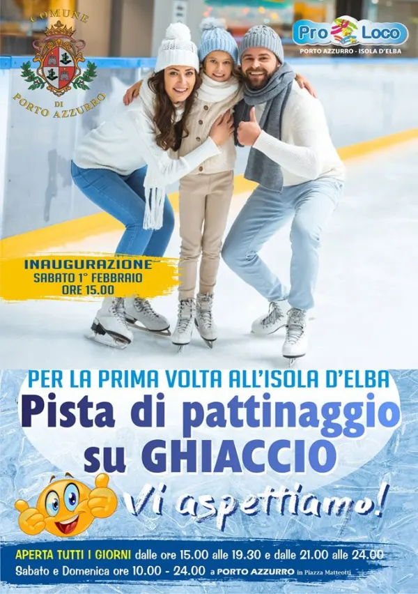 Pista di pattinaggio su ghiaccio
