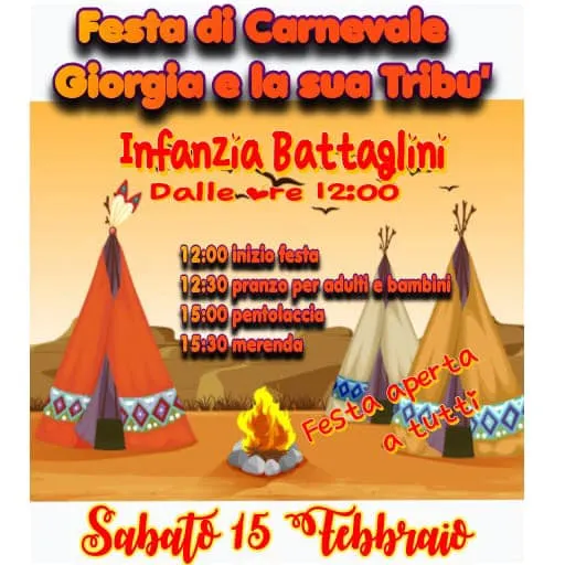 Festa di Carnevale Giorgia e la sua tribù