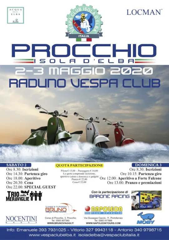 Raduno Vespa Club Isola d’Elba