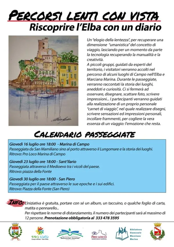 Percorsi lenti con vista