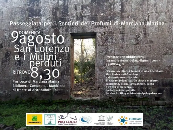 Passeggiata per i Sentieri dei Profumi a Marciana Marina - San Lorenzo e i Mulini perduti