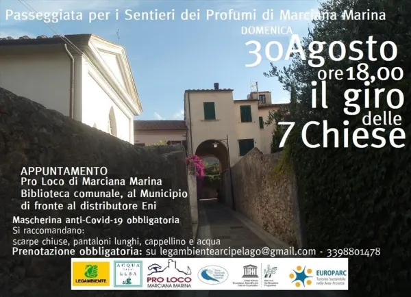 Passeggiata per i Sentieri dei Profumi a Marciana Marina - Il giro delle 7 chiese