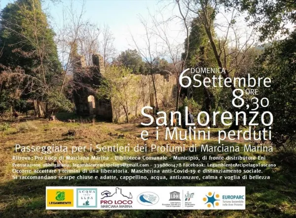 Passeggiata per i Sentieri dei Profumi a Marciana Marina - San Lorenzo e i Mulini perduti