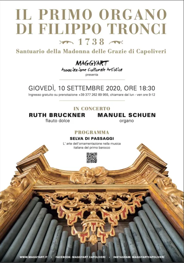 Concerto Organo Filippo Tronci del 1738