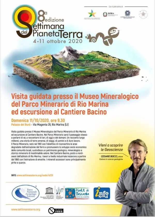 Visita guidata al Museo Mineralogico del Parco Minerario di Rio Marina ed escursione al Cantiere Bacino