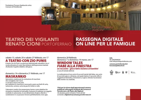 Rassegna digitale dal Teatro dei Vigilanti  - A teatro con zio Punis