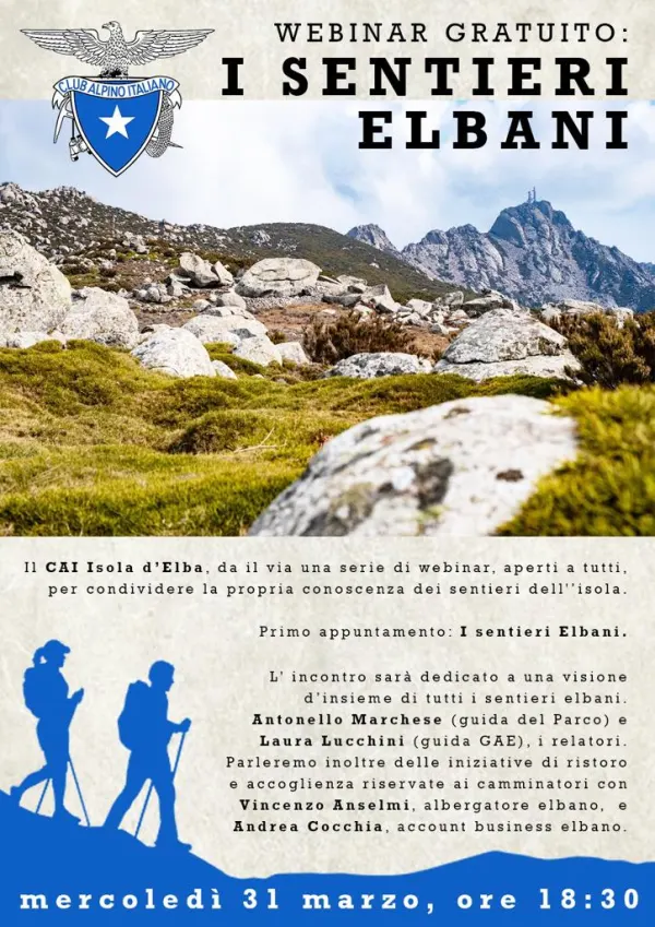 Webinar gratuito: I sentieri elbani
