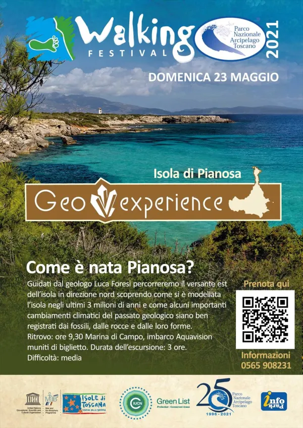 Geo-experience: trekking geologico “come è nata Pianosa?”